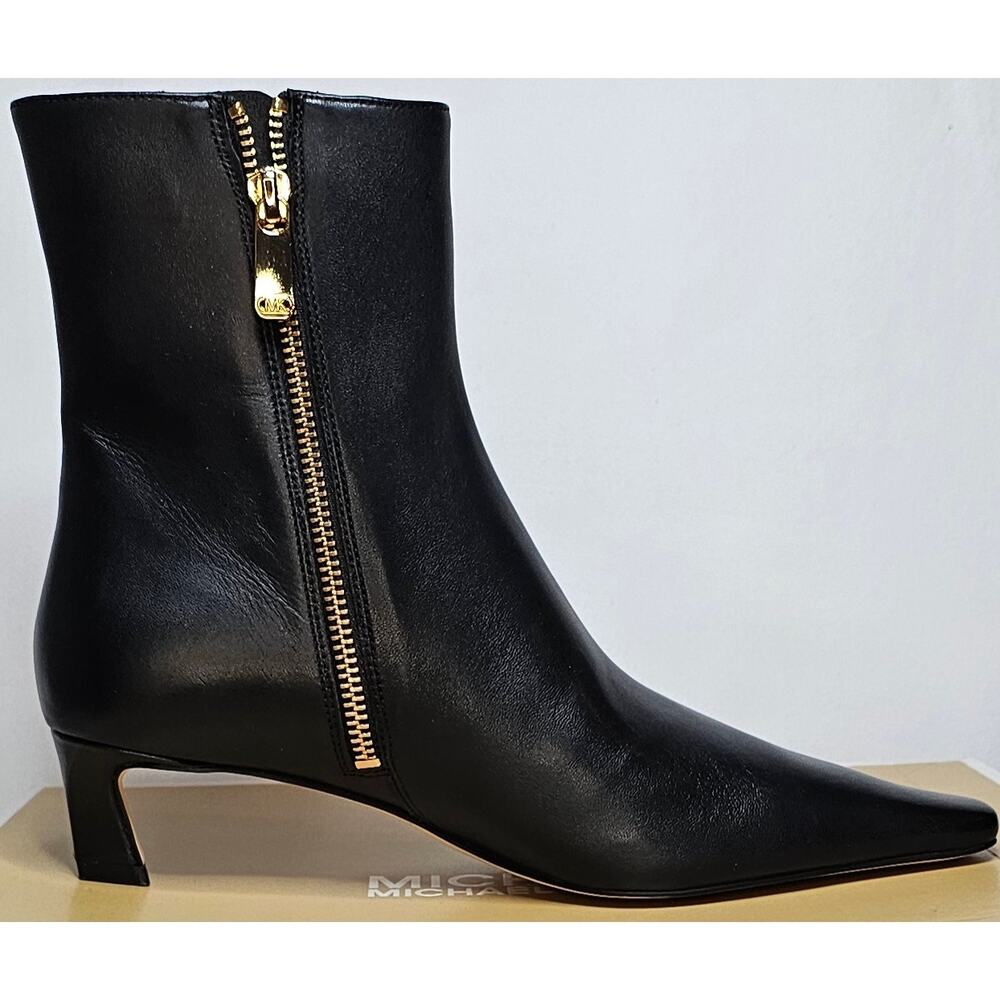 Michael Kors Cosmo Leather Kitten Boot - Picture 2 of 10